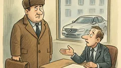 Vtip: Ruský obchodník žiada v banke pôžičku