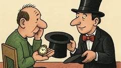 Vtip: Divák položil hodinky na dlaň kúzelníka