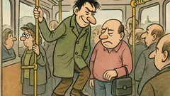 Vtip: Prešľapujem z nohy na nohu…