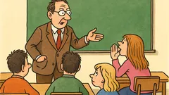 Vtip: Učiteľ nemčiny: zopakuj trikrát, bude tvoje